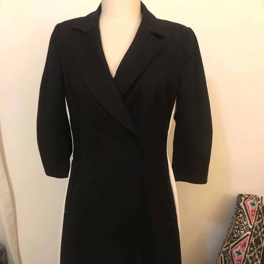 Blazer style black dress